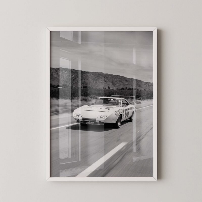 Daytona Vintage Dodge Charger Print