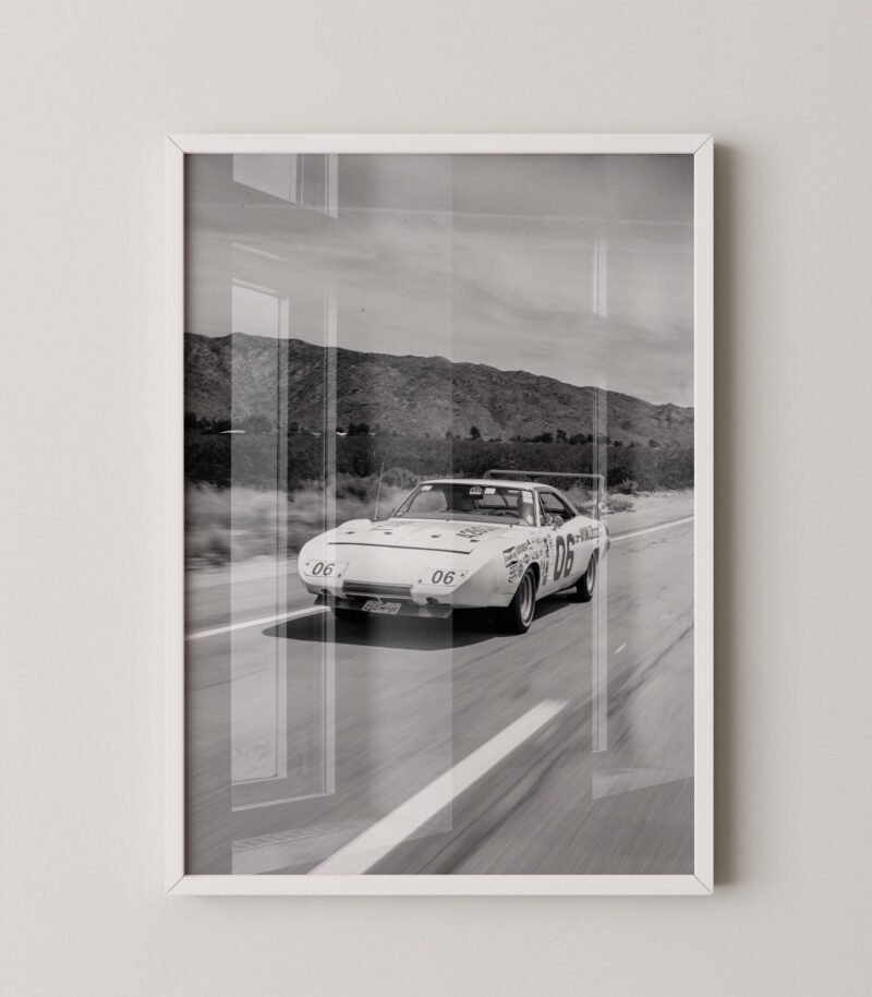 Daytona Vintage Dodge Charger Print