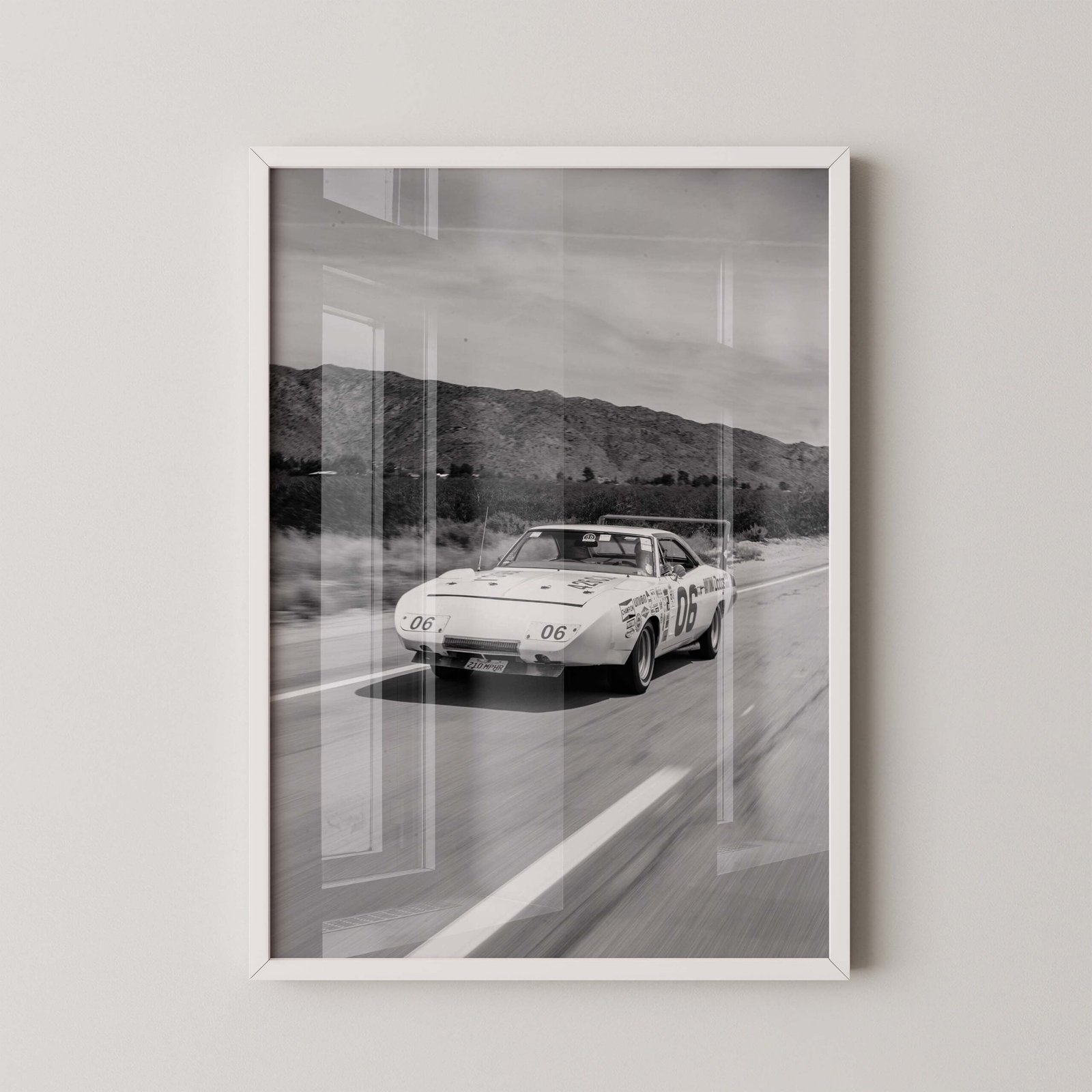 Daytona Vintage Dodge Charger Print - Image 2