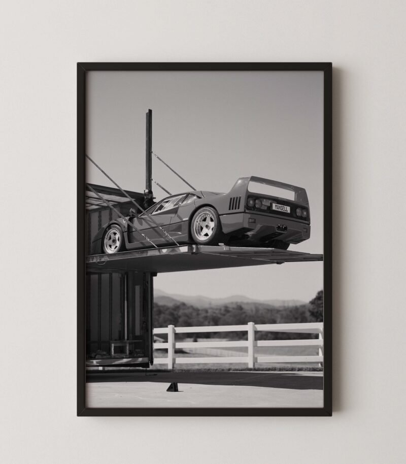 Classic Ferrari F40 Digital Print