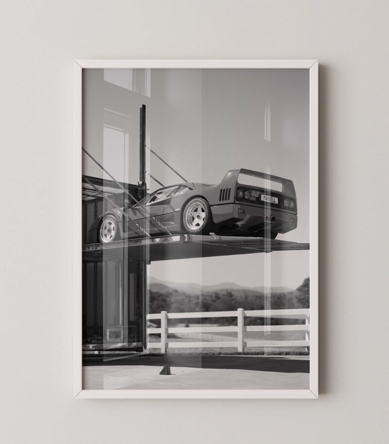 Classic Ferrari F40 Digital Print
