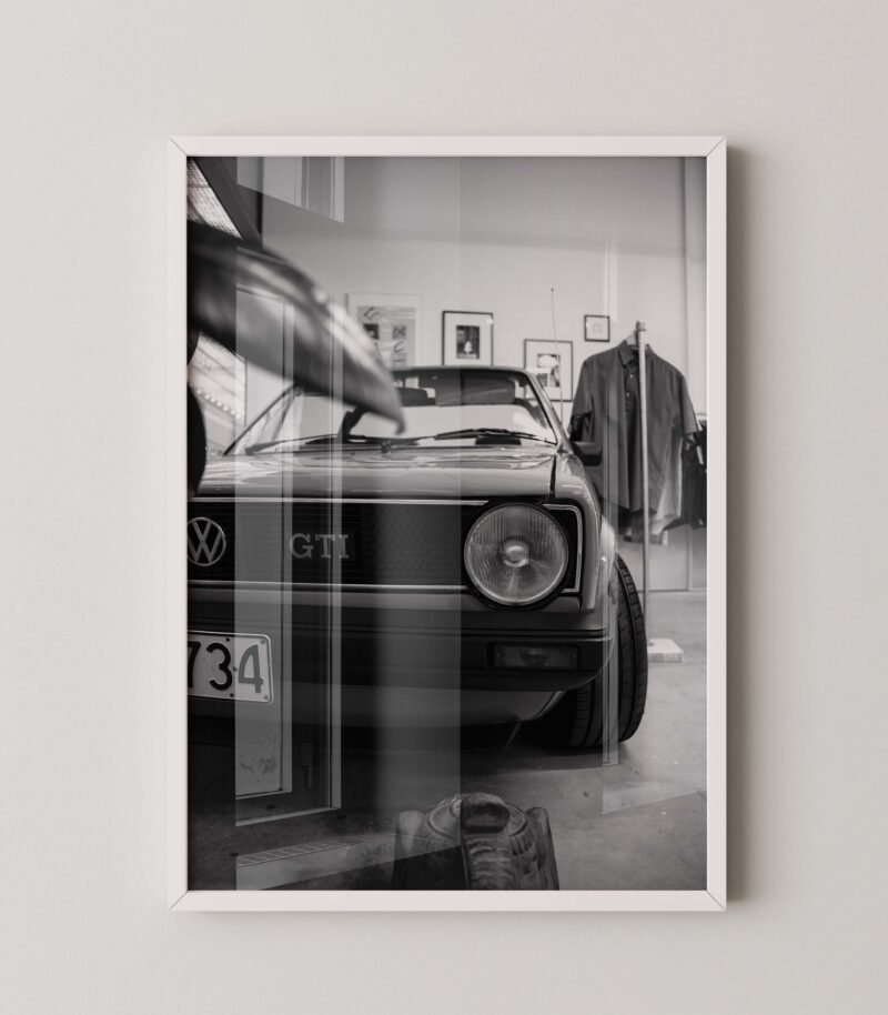 Vw Golf GTI MK1 Retro Poster
