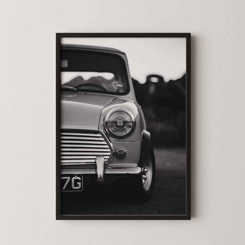 Vintage Mini Cooper Poster