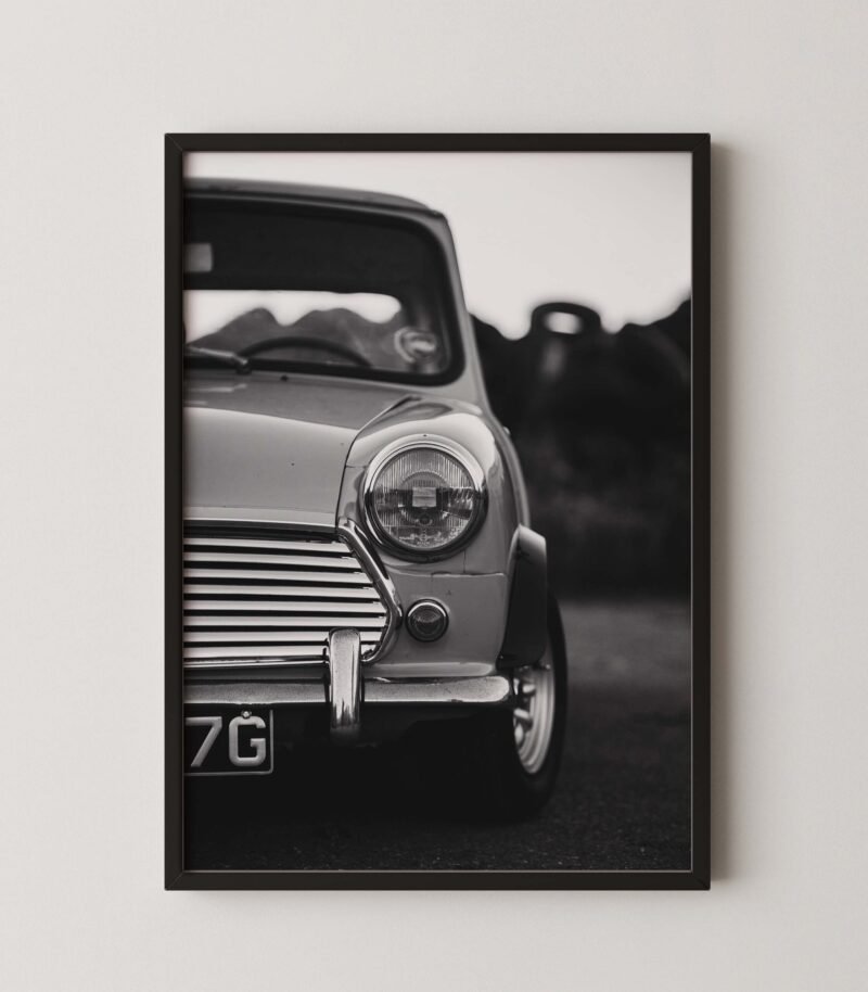 Vintage Mini Cooper Poster