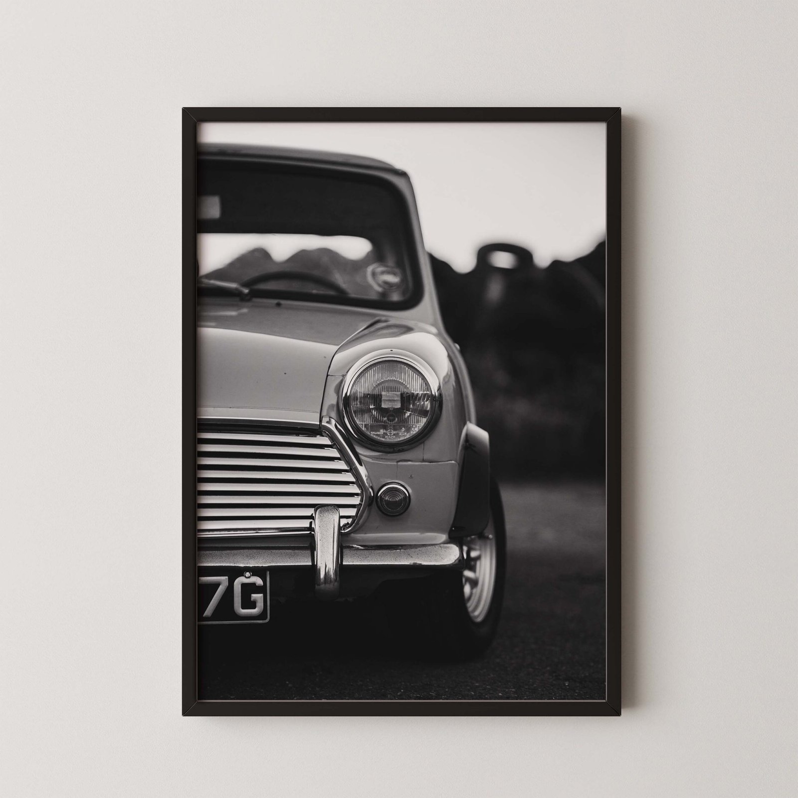 Vintage Mini Cooper Poster
