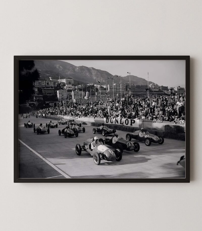 1950 Monaco Grand Prix Grid Print
