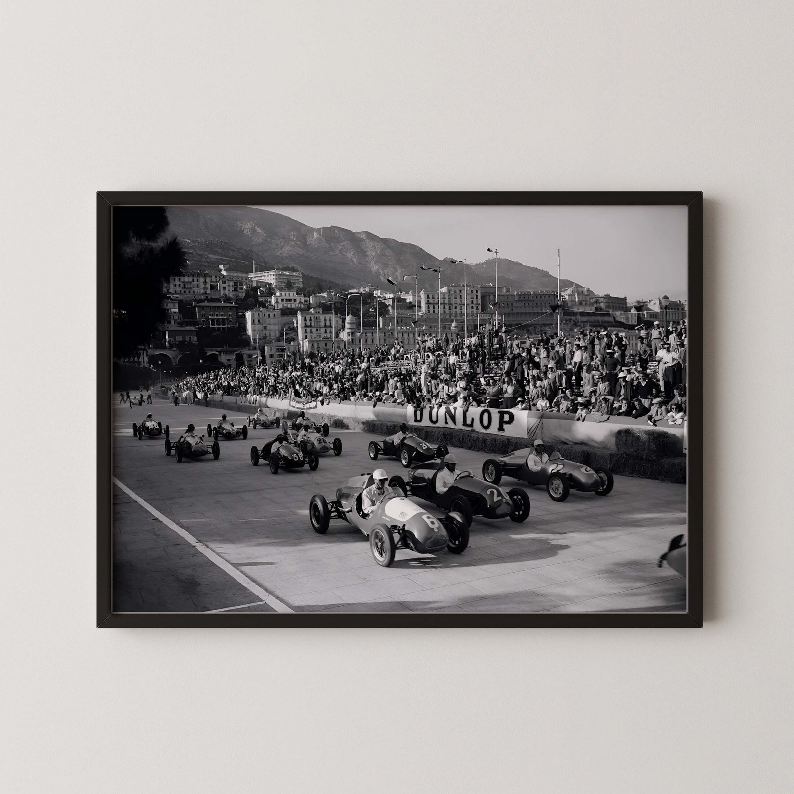 1950 Monaco Grand Prix Grid Print