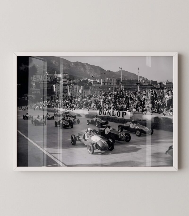 1950 Monaco Grand Prix Grid Print
