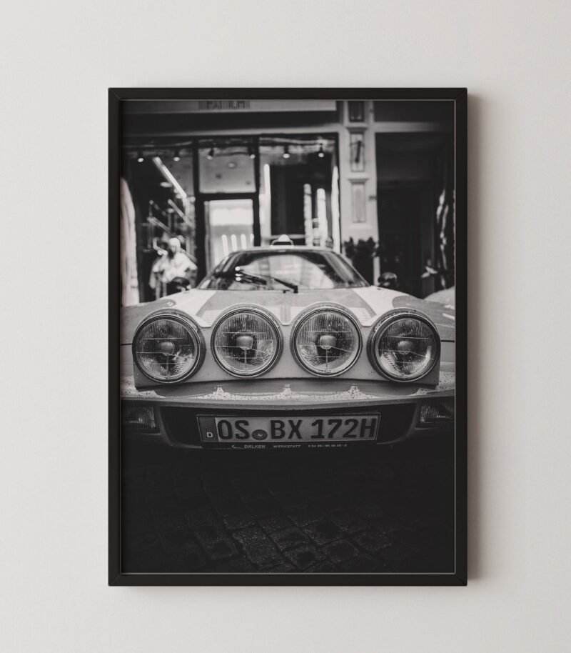 Classic Porsche Headlight Print