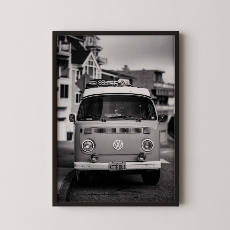 Vintage VW Van Poster