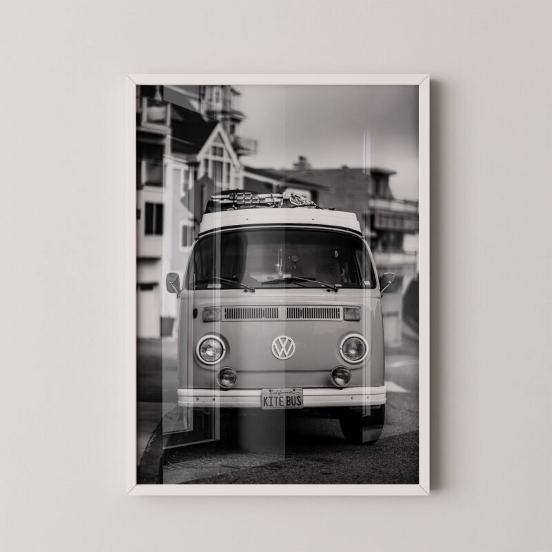 Vintage VW Van Poster